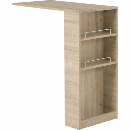 Table pliante MT-6866 Largeur 105 cm Profondeur 55 cm Hauteur 32 (7) cm Table centrale pliante Table en bois marron naturel Fer massif Table de café rétro Table en bois Moderne Scandinave Élégant Mignon Industriel
