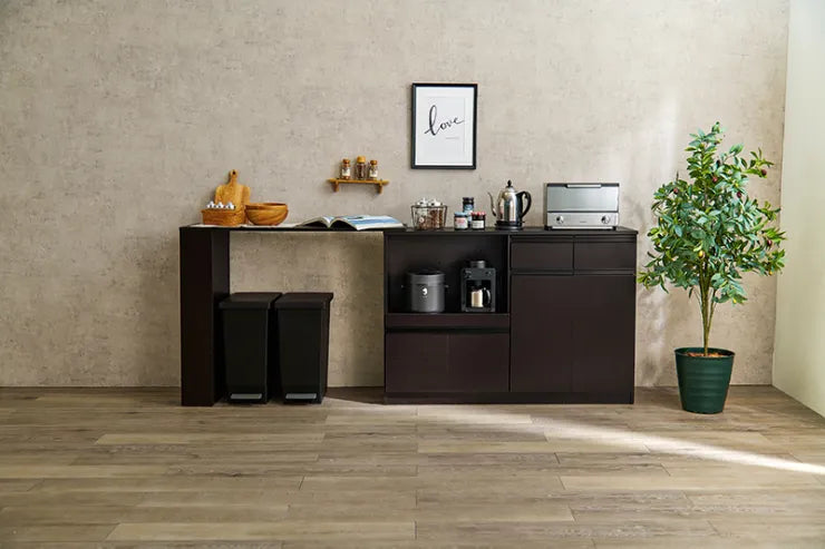 キッチンカウンター専用オプションテーブル VOC-7152 幅104cm 奥行き40cm 高さ84cm