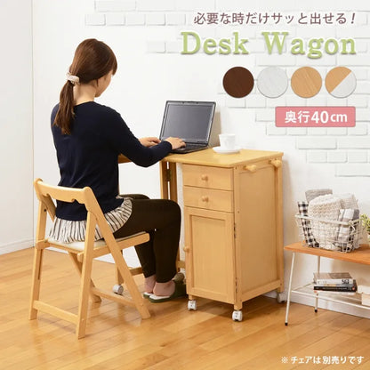 折りたたみデスク VT-7370 幅88cm 奥行き40cm 高さ71cm