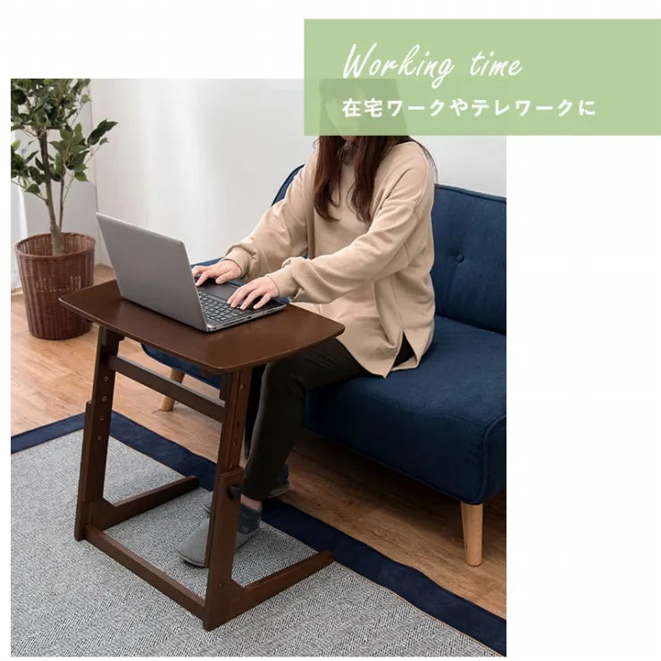 昇降テーブル VT-7973 幅65cm 奥行き40cm 高さ55～70cm