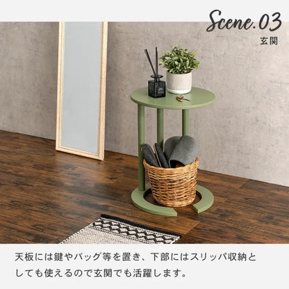 サイドテーブル VT-7974 幅40cm 奥行き40cm 高さ56cm