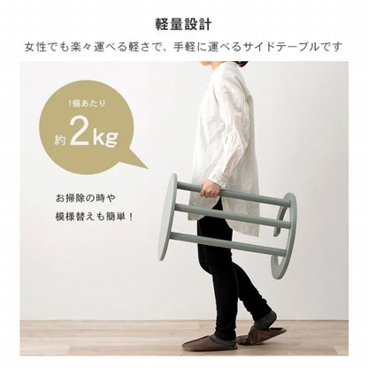 サイドテーブル VT-7974 幅40cm 奥行き40cm 高さ56cm