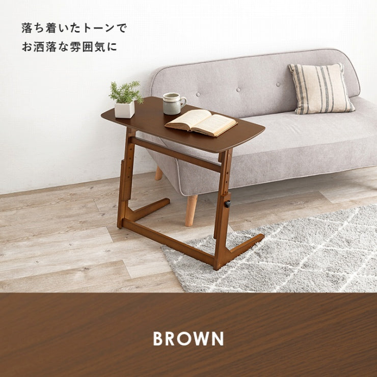 昇降テーブル VT-7976 幅80cm 奥行き40cm 高さ55～70cm