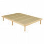Table pliante MT-6866 Largeur 105 cm Profondeur 55 cm Hauteur 32 (7) cm Table centrale pliante Table en bois marron naturel Fer massif Table de café rétro Table en bois Moderne Scandinave Élégant Mignon Industriel