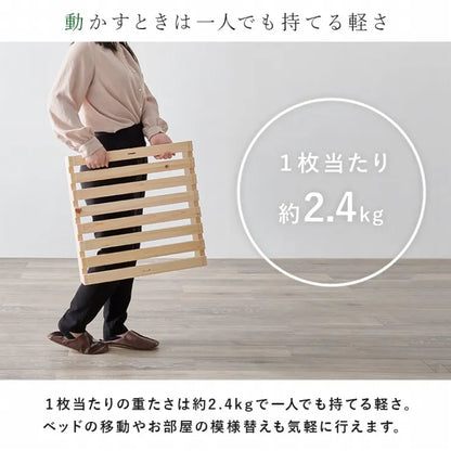 シングル パレットベッド WB-7723S 幅100cm 奥行き200cm 高さ10cm