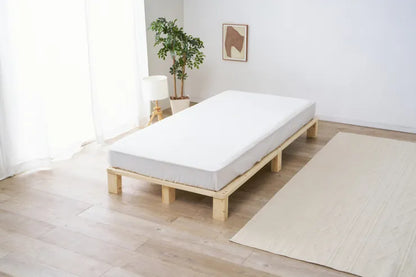 マットレス付きシングルベッド WB-7750S3302 幅98cm 奥行き200cm 高さ20cm