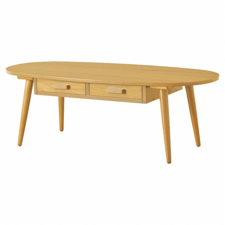 引出し付きリビングテーブル WT-34B 幅110cm 奥行き48cm 高さ37cm